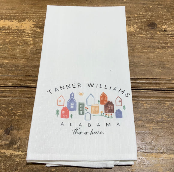 Kitchen Towel, Tanner Williams Alabama This is Home