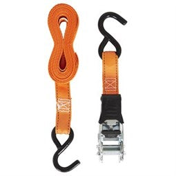 High Tension Ratchet Straps, 1” X 15’, 4pk