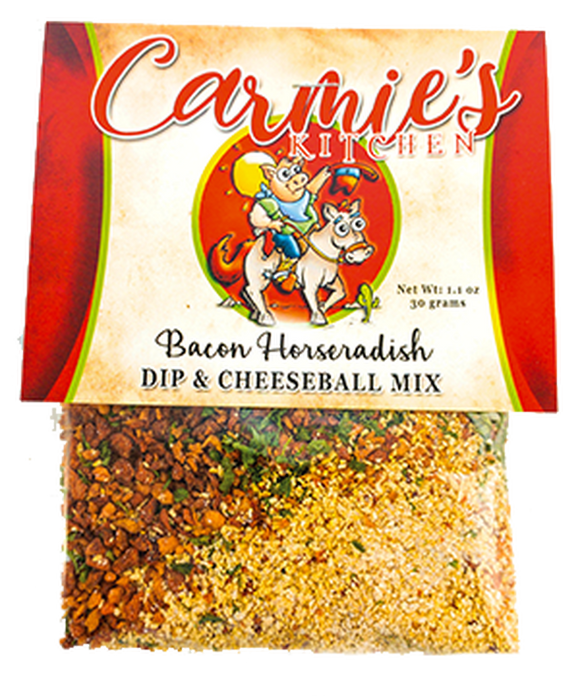 Carmie’s Bacon Horseradish Dip & Cheeseball Mix