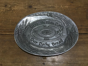 Pewter Wheat Bread Tray