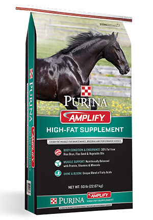 Purina Amplify High-Fat Horse Supplement, 50lb