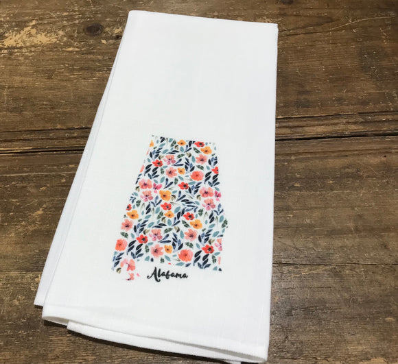 Kitchen Towel, Mimie Floral Filled State