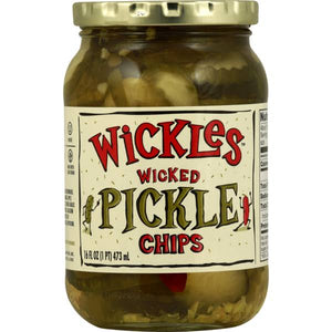 Wickles Wicked Pickle Chips, 16oz