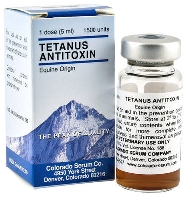 Tetanus Antitoxin, Vaccine, 5ml