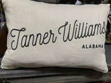 Pillow, Tanner Williams Alabama