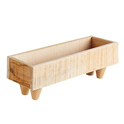 Wooden Planter with Feet