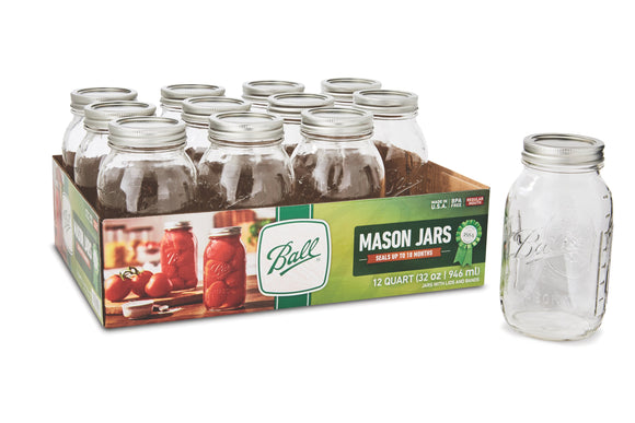 Ball Mason Jars w/Lids