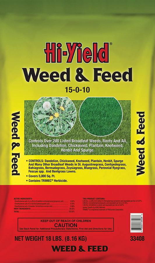 Hi-Yield Weed & Feed, 18lb