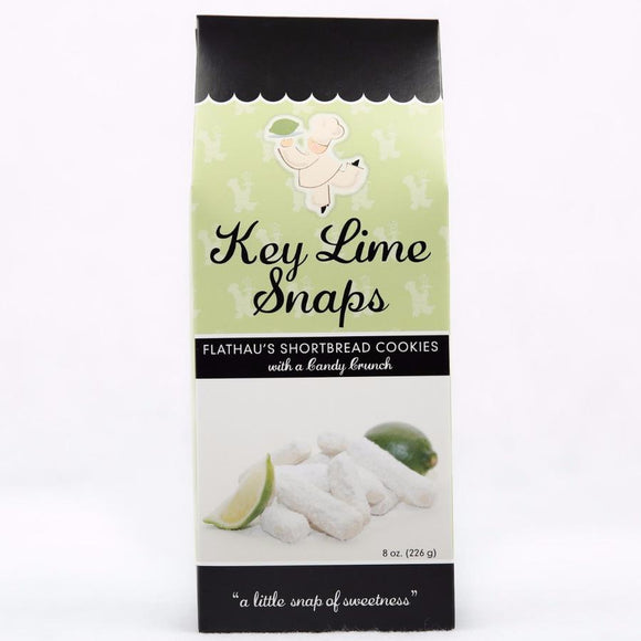 Key Lime Snaps Shortbread Cookies, 8oz
