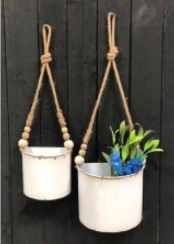 Pair of Hanging Planters