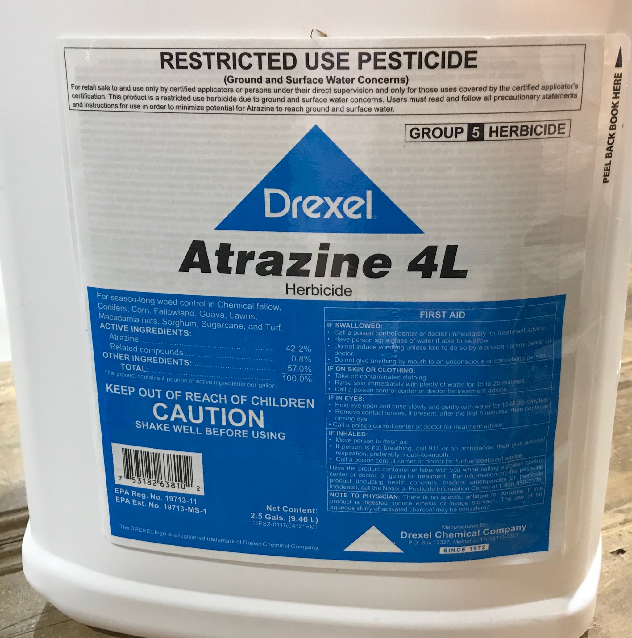 atrazine herbicide for corn Atrazine, 2.5gal (Restricted Use) – G&DFarms