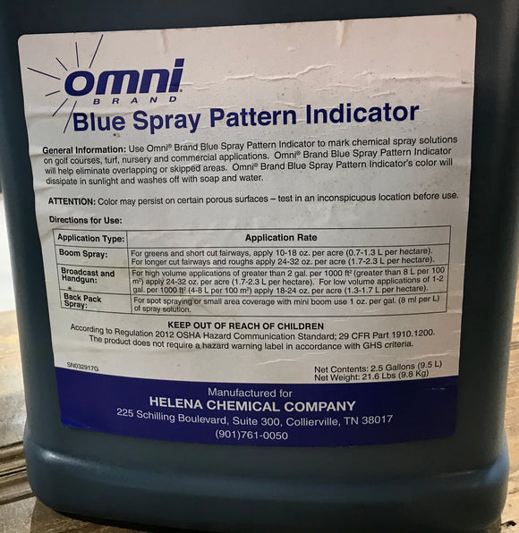 Blue Spray Pattern Indicator by Omni