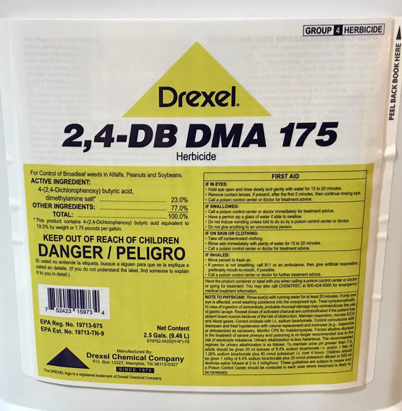 2,4-DB 175 Herbicide, 2.5 Gal