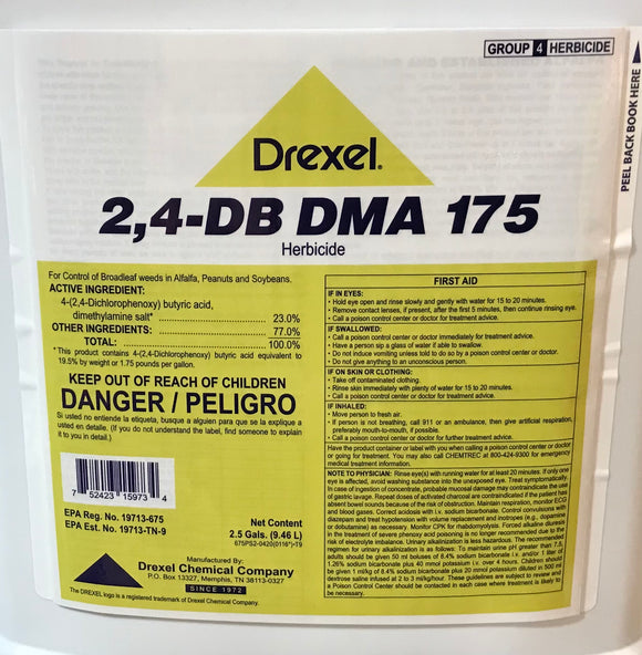 mad dog herbicide ratio 2,4-DB 175 Herbicide, 2.5 Gal – G&DFarms
