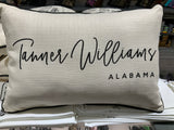 Pillow, Tanner Williams Alabama