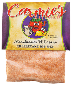 Carmie’s Strawberries N’ Cream Cheesecake Dip Mix