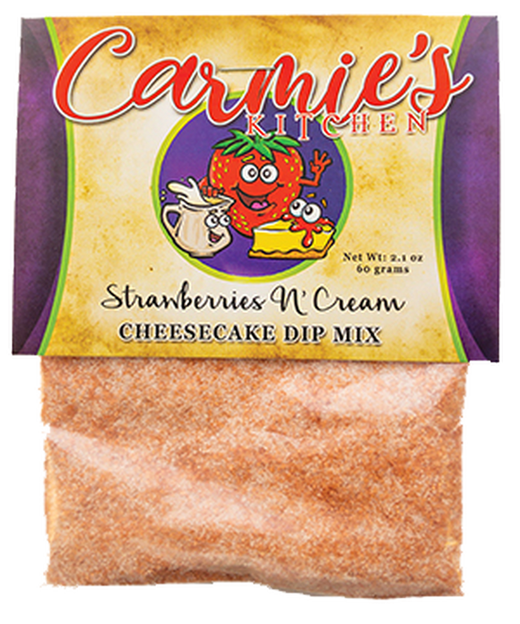 Carmie’s Strawberries N’ Cream Cheesecake Dip Mix
