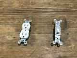 Light Switch Receptacle & Plates , White
