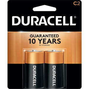 Duracell C Battery, 2pk