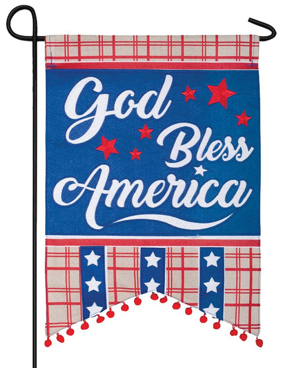 Carson Garden Flag “God Bless America”
