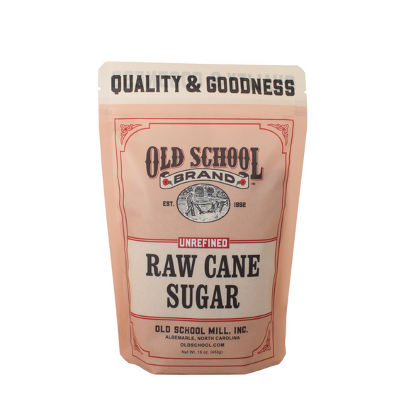 Old School Raw Cane Sugar, 1lb