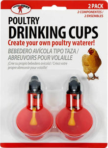 Poultry Drinking Cups, 2pk