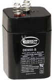 Battery, Spring Top, 6V, 5 Amp, Rechargeable