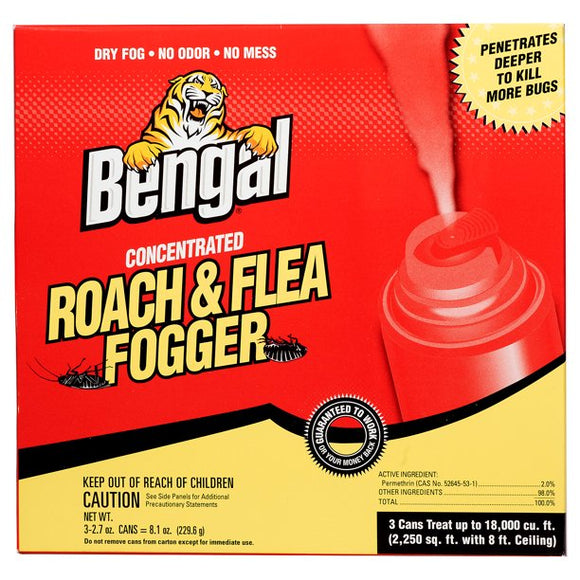 Bengal Concentrated Roach & Flea Fogger
