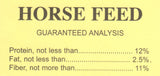 G&D 12% Quality Horse, 50lb