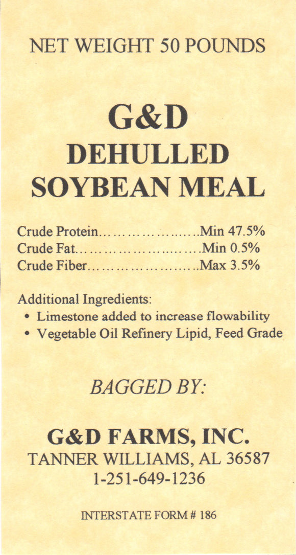 G&D Soybean Meal, 50lb