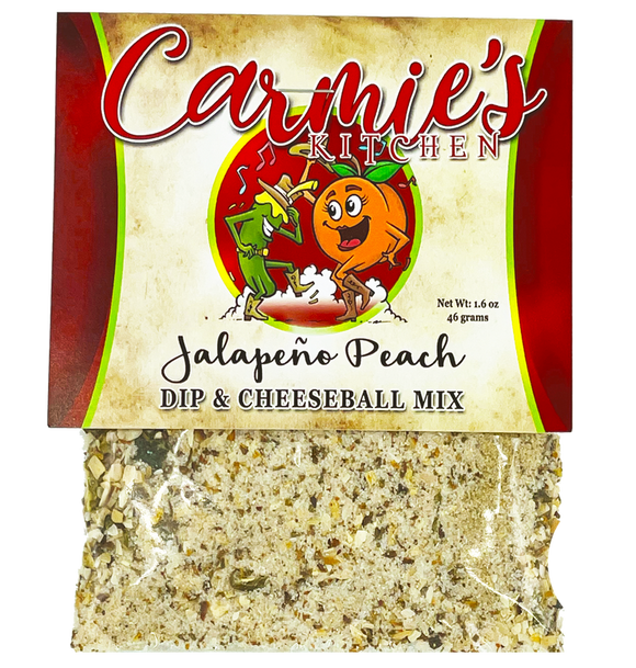 Carmie’s Jalapeño Peach Dip & Cheeseball Mix