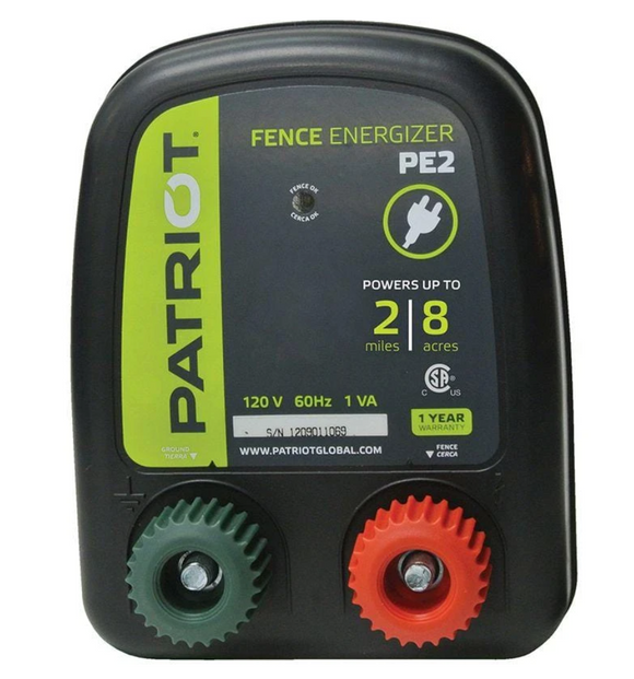 Patriot PE2 120-Volt AC Fence Energizer
