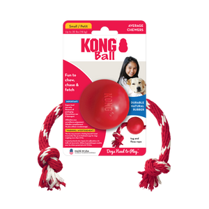 KONG Ball with Rope, Classic