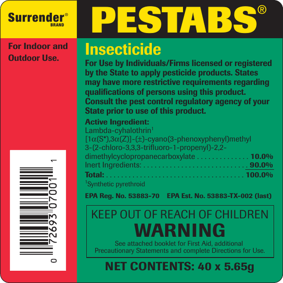 Pestabs Insecticide